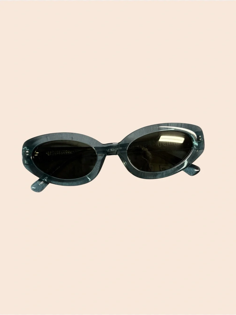 Derek Lam 10 Crosby Vesper Sunglasses Crystal Jade 52-22-140 Italy w Case